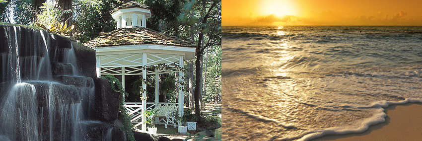 Gazebo wedding site and beach wedding site in Myrtle Beach